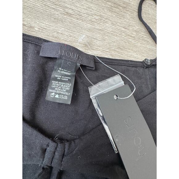 Revolve H:ours Roxi Mini Dress Black NWT S Ruched Off The Shoulder Bodycon - Picture 6 of 8